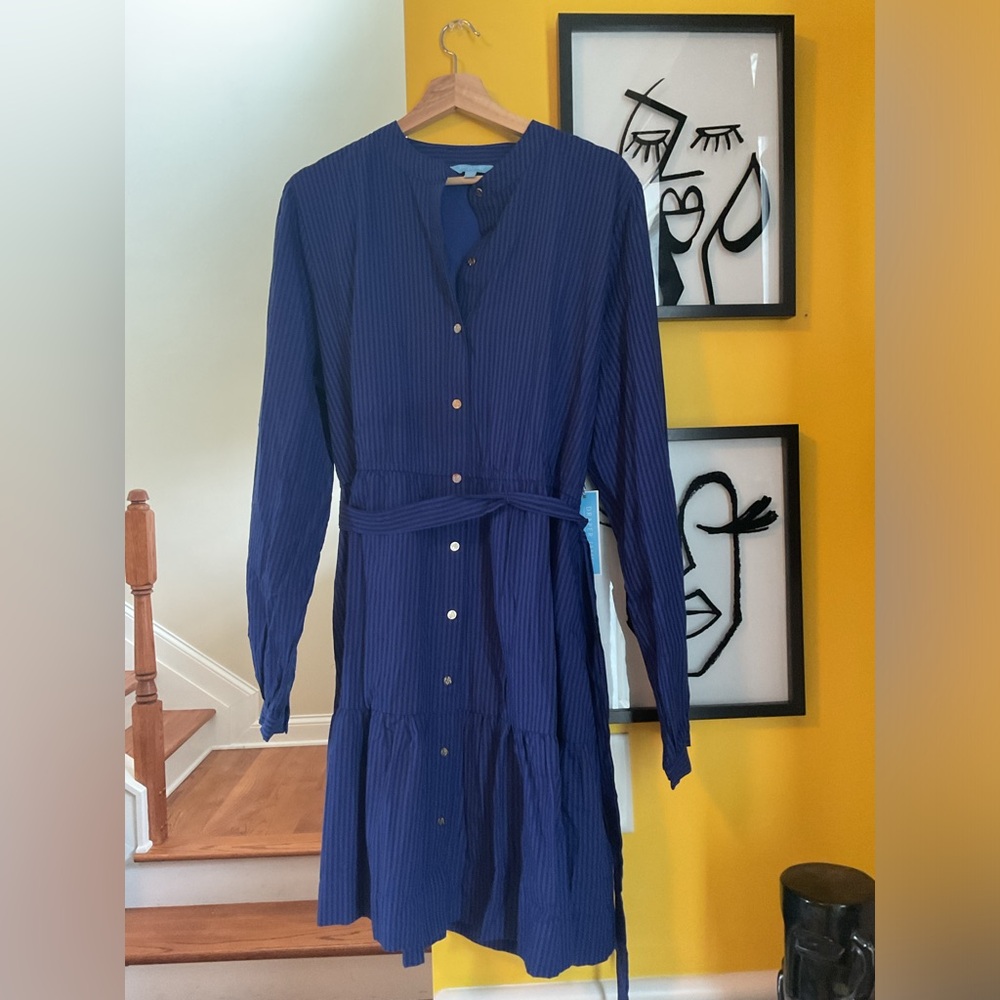 Draper James Blue Striped Dress NWT  Size XXL